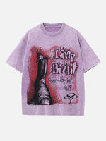 Limp Bizkit Print Round Neck T-shirt