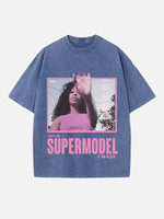 SZA Print Round Neck T-shirt