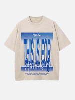 TWICE Print Round Neck T-shirt