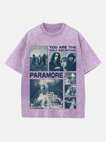 Paramore Print Round Neck T-shirt