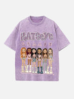 KATSEYE Print Round Neck T-shirt