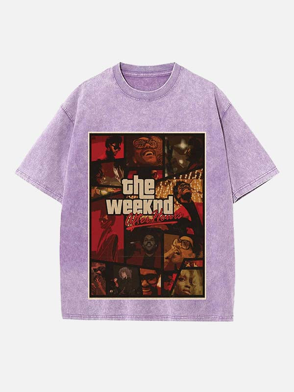 The Weeknd Print Round Neck T-shirt