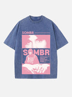 Sombr Print Round Neck T-shirt