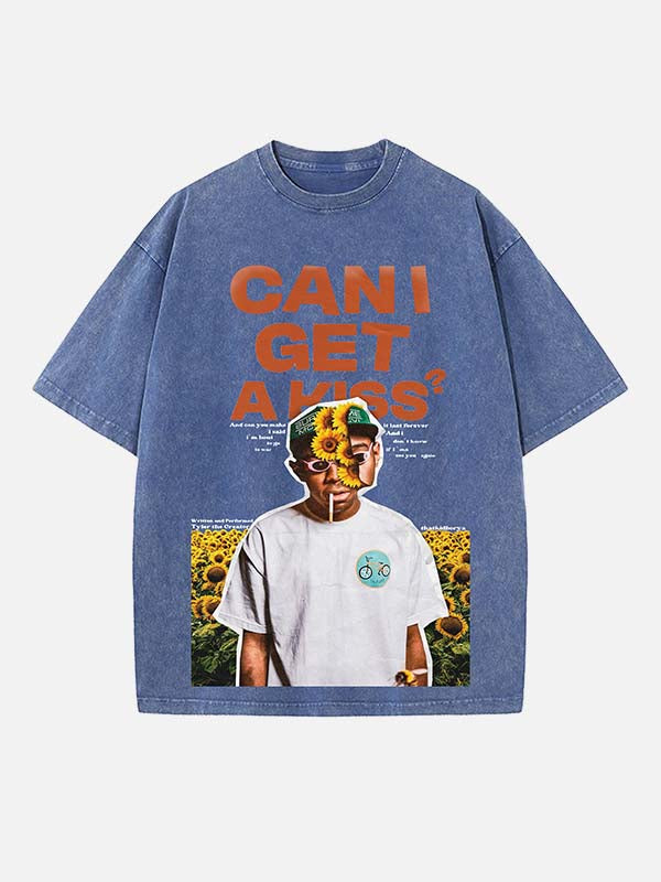 Tyler, The Creator Print Round Neck T-shirt