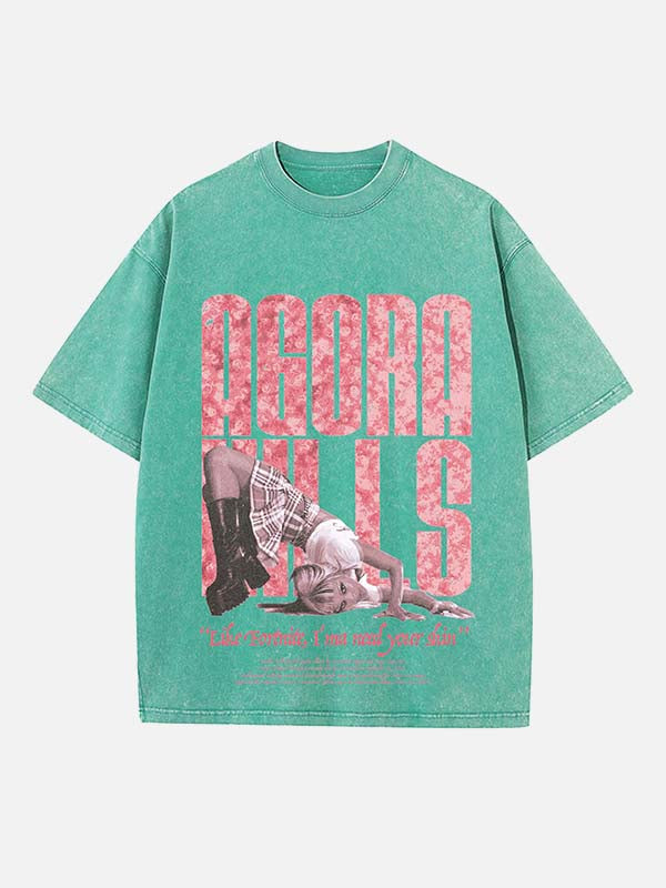 Doja Cat Print Round Neck T-shirt