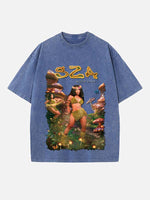 SZA Print Round Neck T-shirt