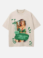 Karol G Print Round Neck T-shirt