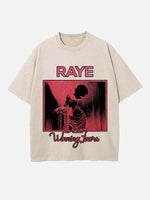 Raye Print Round Neck T-shirt