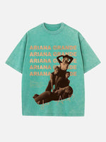 Ariana Grande Print Round Neck T-shirt