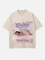 Katy Perry Print Round Neck T-shirt