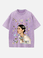 Gracie Abrams Print Round Neck T-shirt
