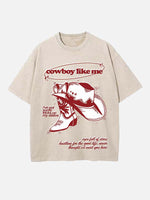 Taylor Swift Print Round Neck T-shirt