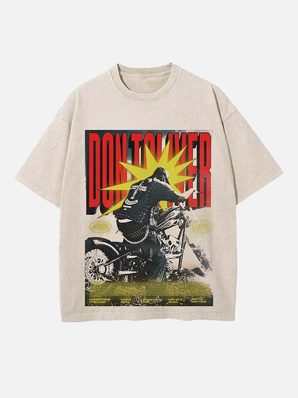 Don Toliver Print Round Neck T-shirt