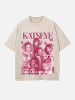 KATSEYE Print Round Neck T-shirt
