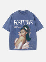 Ariana Grande Print Round Neck T-shirt