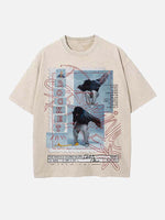 Dominic Fike Print Round Neck T-shirt