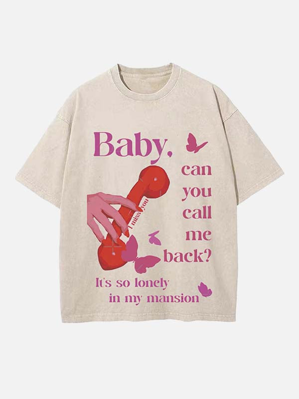 Doja Cat Print Round Neck T-shirt