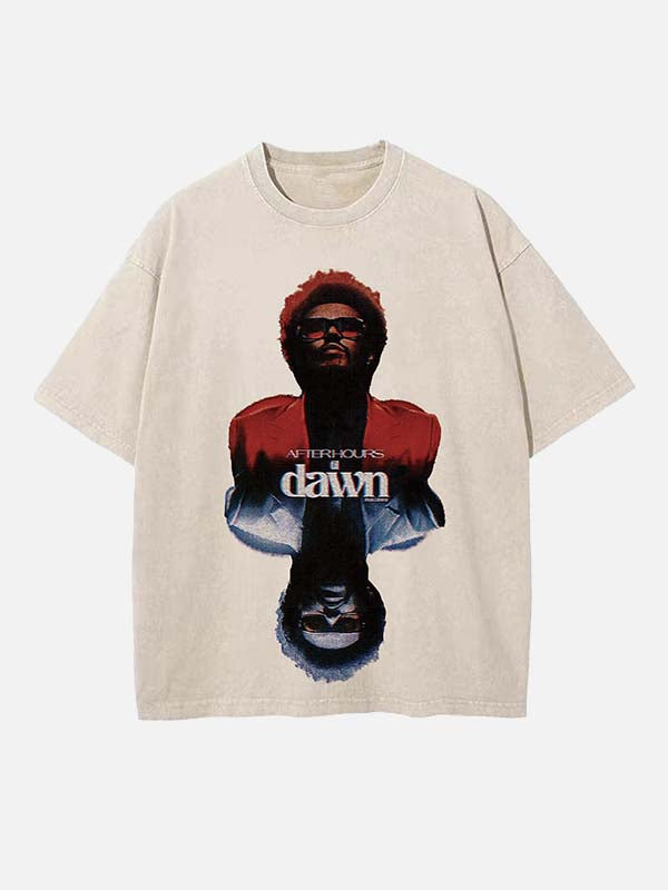 The Weeknd Print Round Neck T-shirt