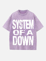 System of a Down Print Round Neck T-shirt
