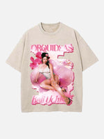 Kali Uchis Print Round Neck T-shirt