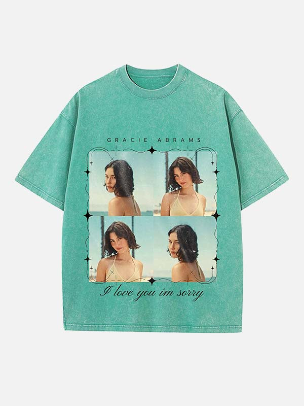 Gracie Abrams Print Round Neck T-shirt