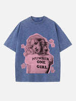 BLACKPINK Rosé Print Round Neck T-shirt