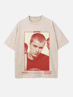 Justin Bieber Print Round Neck T-shirt