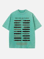 Kanye West Print Round Neck T-shirt