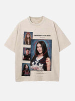 Madison Beer Print Round Neck T-shirt