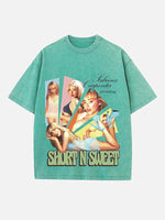 Sabrina Carpenter Print Round Neck T-shirt