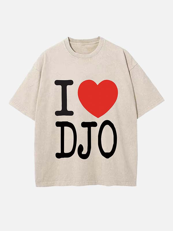 Djo Print Round Neck T-shirt