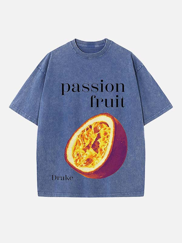 Drake Print Round Neck T-shirt