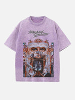 Michael Jackson Print Round Neck T-shirt
