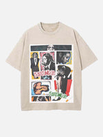 Rihanna Print Round Neck T-shirt
