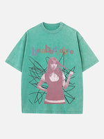 Beabadoobee Print Round Neck T-shirt