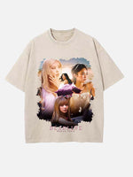 BLACKPINK Print Round Neck T-shirt