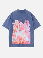 Karol G Print Round Neck T-shirt