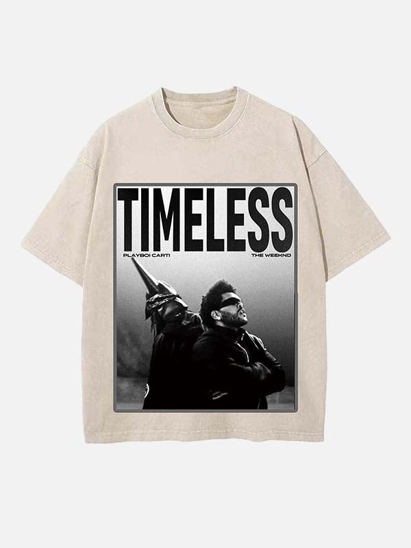 The Weeknd Print Round Neck T-shirt