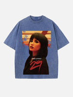 Demi Lovato Print Round Neck T-shirt