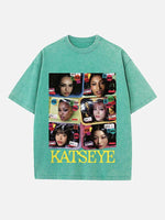 KATSEYE Print Round Neck T-shirt