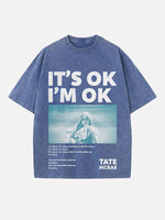 Tate McRae Print Round Neck T-shirt