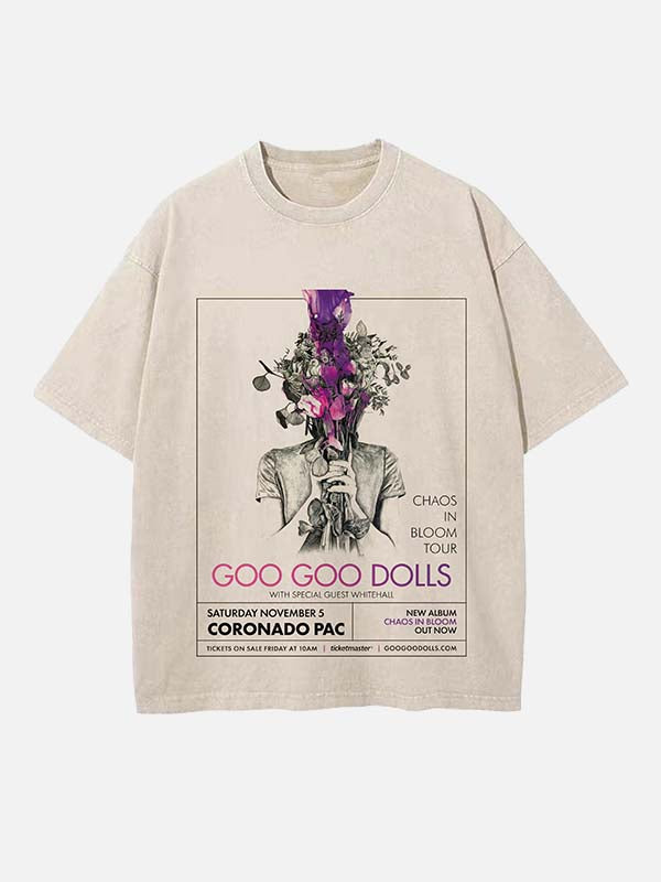 The Goo Goo Dolls Print Round Neck T-shirt