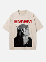 Eminem Print Round Neck T-shirt