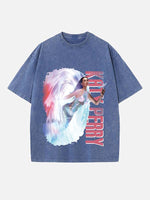 Katy Perry Print Round Neck T-shirt