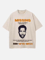 Frank Ocean Print Round Neck T-shirt