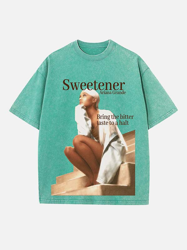 Ariana Grande Print Round Neck T-shirt