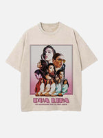 Dua Lipa Print Round Neck T-shirt