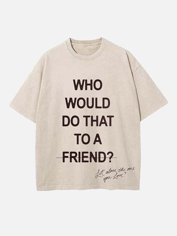 Olivia Dean Print Round Neck T-shirt