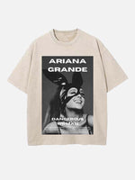 Ariana Grande Print Round Neck T-shirt