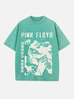 Pink Floyd Print Round Neck T-shirt